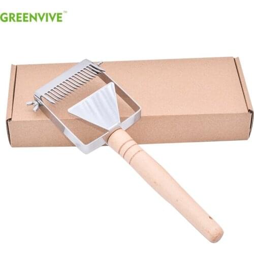 Adjustable Direction Uncapping Honey Fork Beekeeping Tool Stainless Steel Honey Scraper