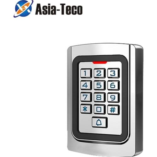 Waterproof Metal Stainless steel 13.56MHZ Reader 2000Users WG input and output RFID Access Control Keypad Access Controlontr