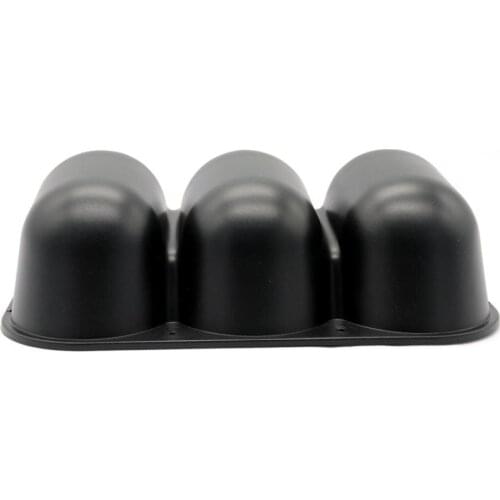 High Quality 52mm 3 Hole Pod Gauge Meter Mount Holder Cup PJ-3596 Black