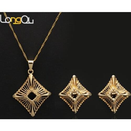 High quality fashion African beads jewelry sets for women wedding bridal Dubai gold jewelry sets luxury Egypt jewelry designers