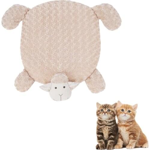 Lamb Shape Pet Cat Bed for Large Big Small Cat MatSuper Soft Pet Bed Kennel Dog Cat Winter Warm Sleeping Bag Pet Sleep Products