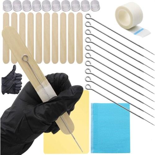 YUELONG Hand Poke and Stick Tattoo Kit DIY Tattoo Kits with Tattoo Needles Practice Skin Accessories for Tattoo