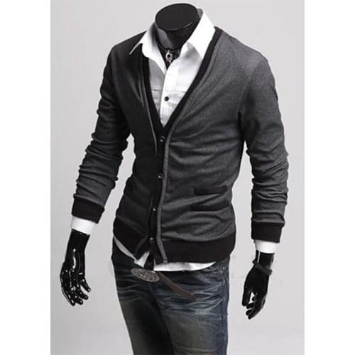 ZOGAA Mens Wool Cardigans