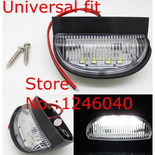 1Pcs Led License Number Plate Light For Car UTE Boat Trailer Truck Lorry Caravan