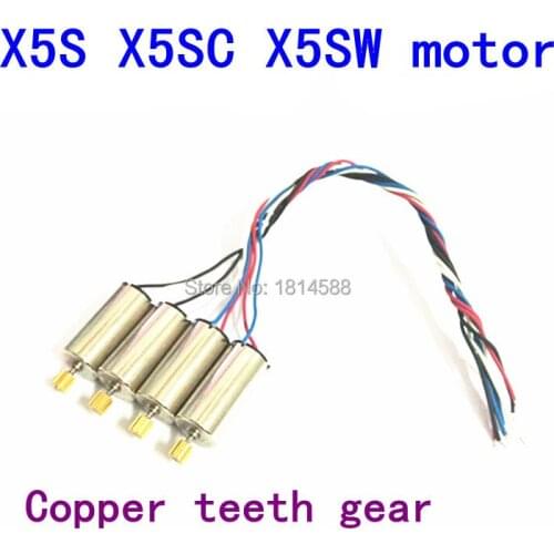 4 X SYMA X5S X5SC X5SW Quadcopter Parts Motor B With Copper Gear