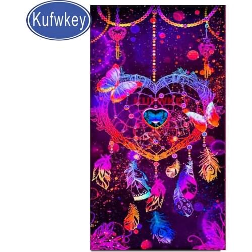 5D puzzle DIY Full square Diamond Painting Dream Love Catcher Diamond Rhinestone Embroidery Cross Stitch Mosaic decoration Large