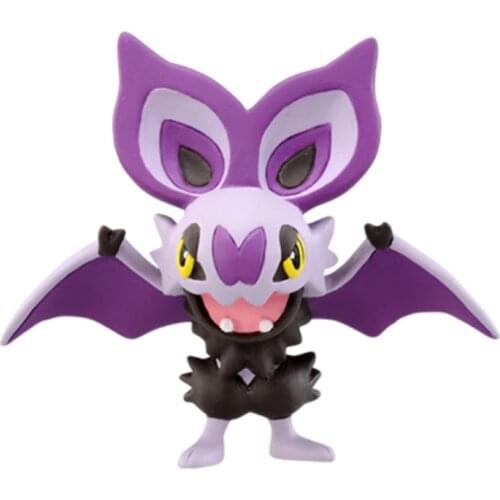 TAKARA TOMY Pokemon Cartoons Anime Figures Noibat Collections Model Toys Pocket Monsters Action Figures Hand-made Kids Toys