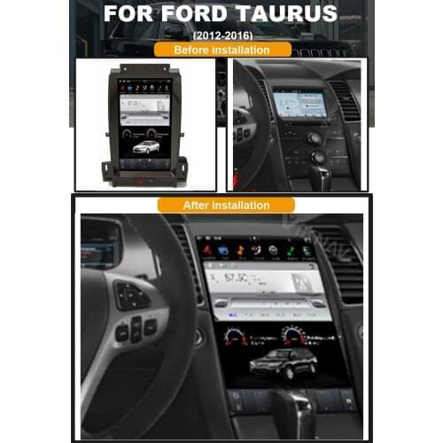 13.3 inch Android System vertical screen Car GPS navigation For-FORD Taurus 2012-2016 Multimedia DVD Player