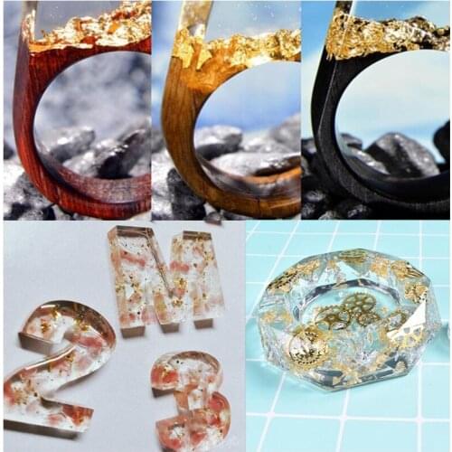 Glitter Flake Foil Chips Nail Art Paper Sheet DIY Crafts Epoxy Filling Material Decorating