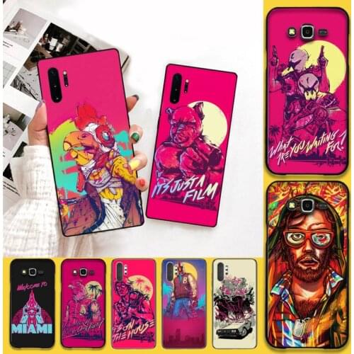 Game Hotline Miami Phone Case For Samsung Galaxy Note20 ultra 7 8 9 10 Plus lite J7 J8 Plus 2018 Prime