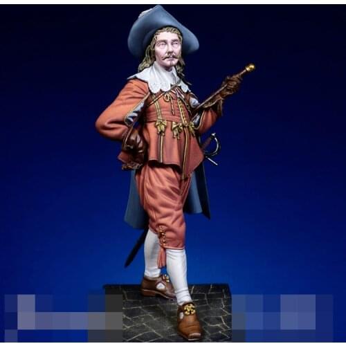 1/24 The Gentleman, XVIIth Century, Resin Model figure GK, Historical character theme, Unassembled and unpainted kit