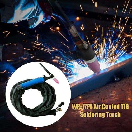 WP-17FV Tig Soldering Torch 200Amp Air Cooled Flexible Heads Welding Tool