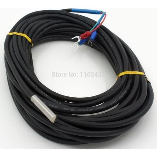 FTARP03 PT100 waterproof type 10m cable polish rod probe head RTD temperature sensor