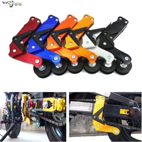 Motorcycle Accessorieswzjoo CNC Aluminum Chain Tensioner Bolt on Roller Fit For Motorcycle Dirt Bike ATV Motocross
