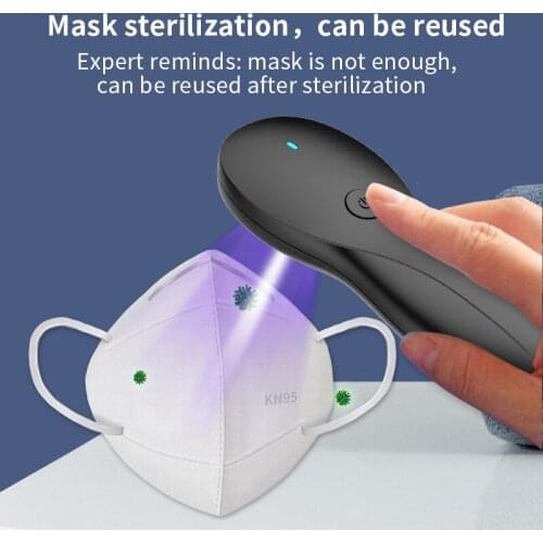 New Handheld Disinfection Stick 3LED Ultraviolet UV Sterilization and Virus Removal Rechargeable Compact Portable Sterilizer