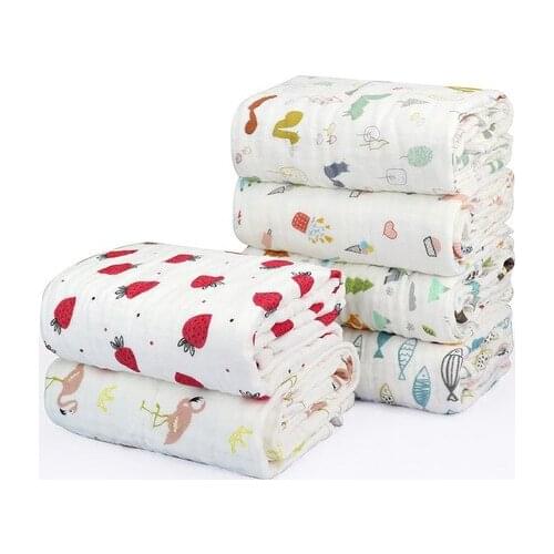 Blanket & Swaddling Bedding cotton kid blanket soft muselinas para bebes inbakeren newborn baby supplies blanket muslin 90*90cm