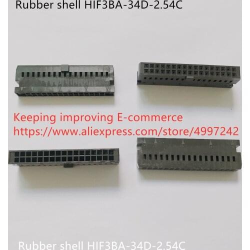 Original new 100% rubber shell HIF3BA-34D-2.54C connector