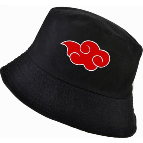 Naruto bucket hat Cotton Japanese Anime print bucket hats men Women panama fisherman caps sun hat hunting hiking hat