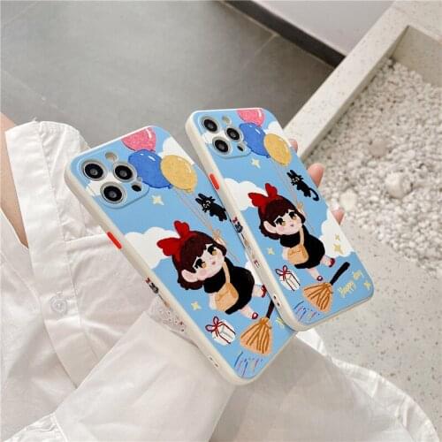 PINZHENG Cartoon Cute Phone Case For iPhone 7 8 Plus Soft Silicone Protective Cover For X XS XR 11 12 Pro Max Mobile Phone Cases
