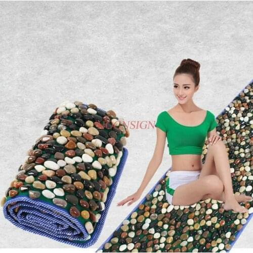 Foot Massage Pad Plantar Care Tool Therapy Carpet Natural Cobblestonerain Flower Stone Massager Road Blanket Fingerboard