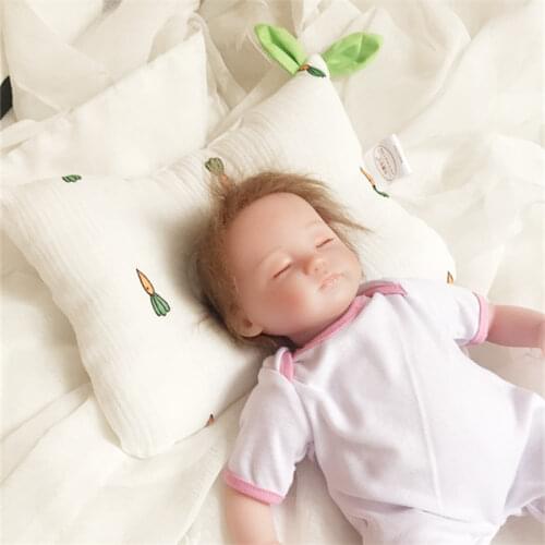 New Baby Pillow Newborn Baby Sleeping Pillow Sleep Positioner Support Pillow Cushion Prevent Flat Head Head for 0-18 Months