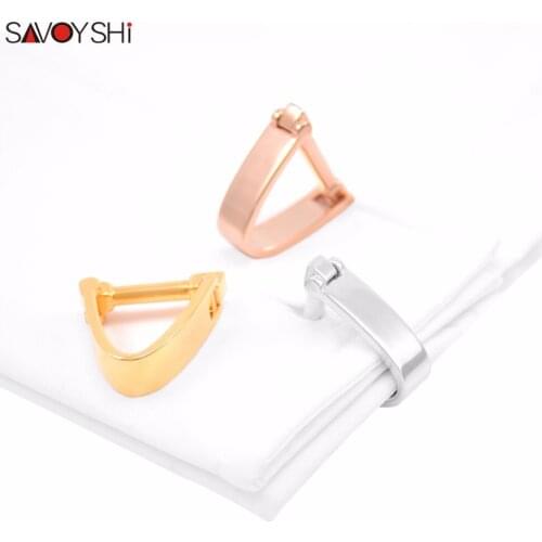 SAVOYSHI 2 Colors Luxury Men Shirt Cufflinks for Mens cuff buttons High Quality Business Cuff links Brand Jewelry Drop Shipping