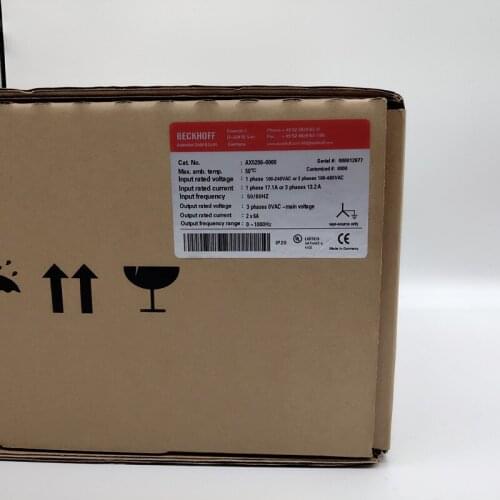 Beckhoff AX5206-0000 Digital Compact Servo Drives 2-channel AX52060000 New In Box