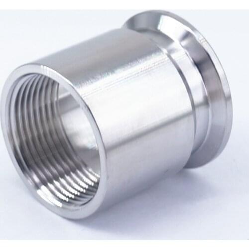1-1/4" BSPT Female x Ferrule O/D 50.5mm 304 Stainless Steel Tri Clamp Pipe Fitting Connector Coupling For Homebrew Beer