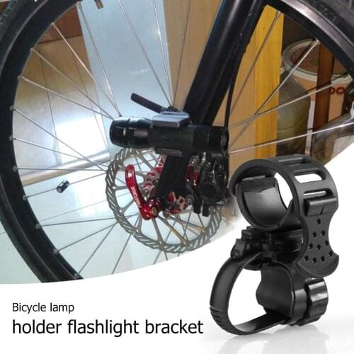 Bicycle Light Mount Bracket Bike Lamp Holder Clamp 360 Degree Rotatable