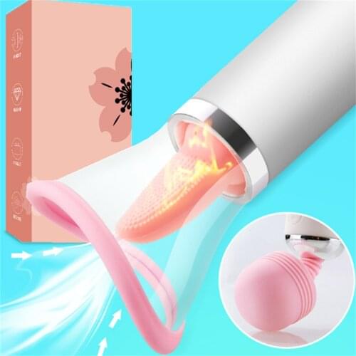 3 in 1 Vibrator Sucking G Spot Vibradoresmujer, Juguetes Sexul3s Heating Vaginal Tongue Nipple Dildo Women Sex Toys