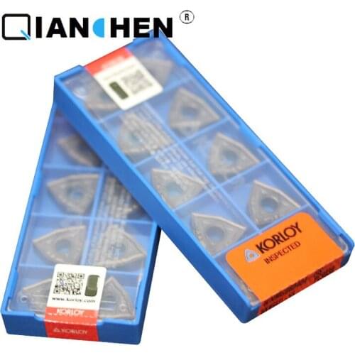 Original Korea Korloy WNMG080404-HS PC9030 WNMG080408-GR NC3020 WNMG080408-GR NC6210 (10pcs/lot)internal Turning Tool Inserts