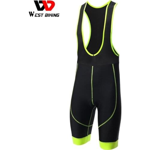 WEST BIKING Cycling Bib Shorts 3D Gel Padded Bicycle Sports Clothing Ciclismo Bicicleta Men Bike Riding Cycling Bib Shorts