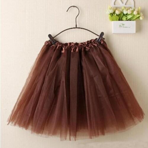 Women Ballet Tutu Layered Organza Lace Mini Skirt Solid Color Simple Elegant Comfortable Sexy Lovely Girls Skirt