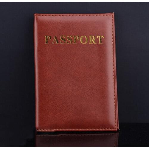 Women Travel Passport Card Business Holder PU Leather Passport Cover ID Credit Card Holder Passport Protective Storage Bag HOT