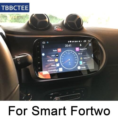 Android Car GPS Navi For Smart Fortwo 2015~2018 NTG Multimedia player Navigation WiFi Bluetooth system stereo Map wifi HD