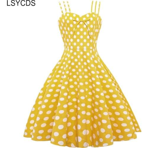 LSYCDS Summer Polka Dot Dresses