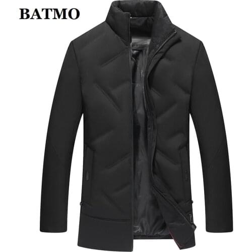 BATMO 2019 new arrival winter high quality 90% white duck down jackets men,mens winter warm jackets,plus-size L-7XL 9817