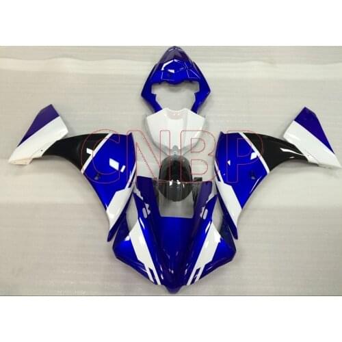 Fairings YZF1000 R1 2012 - 2014 Blue White Black Motorcycle Fairing for YAMAHA YZFR1 2014 Plastic Fairings YZFR1 2012 no paint
