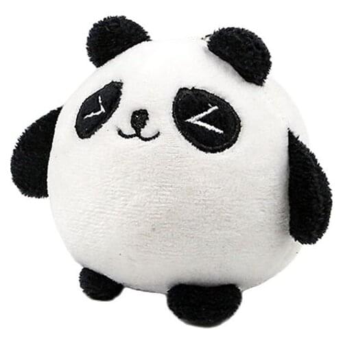 Wholesale 50pcs/lot Cute 9CM Panda Plush Toy Small Gift Pendant Stuffed Plush Toy Animal Dolls