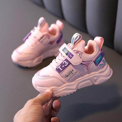 Autumn and winter 2020 childrens sports shoes Korean fashion girl boys babys shoes soft Student runnings shoes sneaker XZ20027