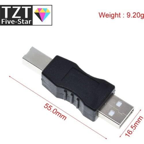 USB 2.0 Type A Female to B Male Adaptor For USB Printer Square Of the Public Transfer Joint