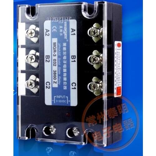 Genuine three-phase solid-state relay MGR-3 032 3860Z DC-AC DC AC 60A mager