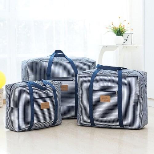 Portable Travel Clothes Storage Bag Organizer Luggage Bag Folding Wardrobe Tidy Organizer For Bedding Duvet Quilt Blanket Pillow