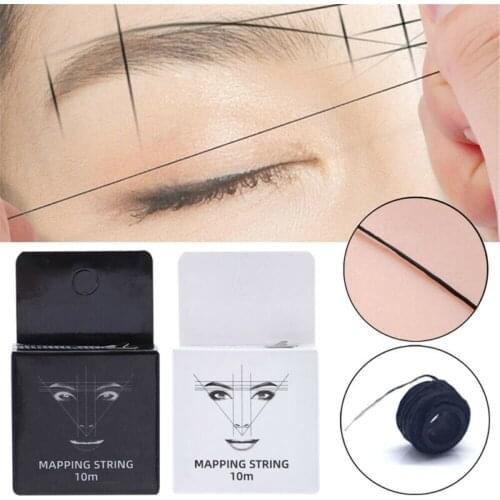 Pre Inked Mapping String Microblading Eyebrow Marker Thread Line Tool 10m