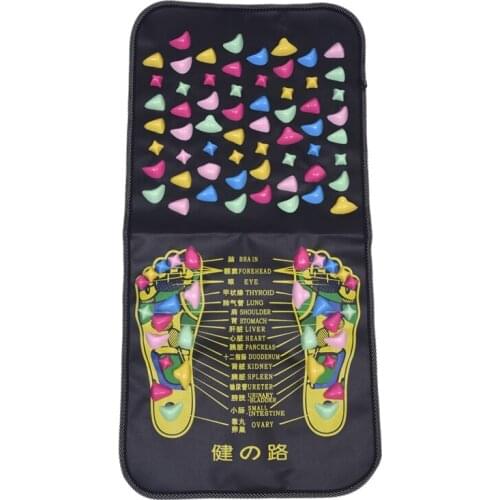 Reflexology Foot Massager Walk Stone Leg Massaging Mat