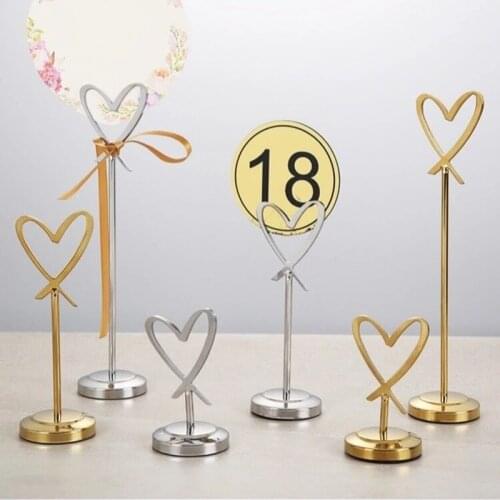 Restaurants Table Number Holders Place Card Holder Table Picture Holder Wire Photo Holder Clips Picture Memo Note Photo Stand