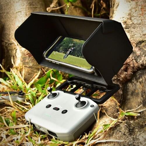 Sunshade + Phone Holder Bracket Hood Universal Drone Remote Control Magnetic for Mavic Air 2/ Mini/ 2 / Spark Drone Accessories