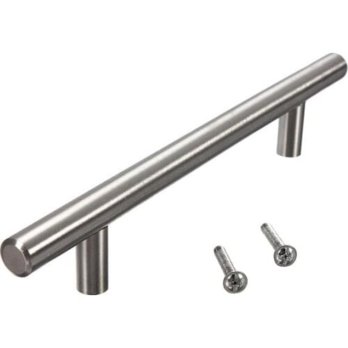 64/96/128mm Stainless Steel T Bar Door Furniture Handles/Cabinet Knobs/Handles Pull for Kitchen Cupboard Home Handle