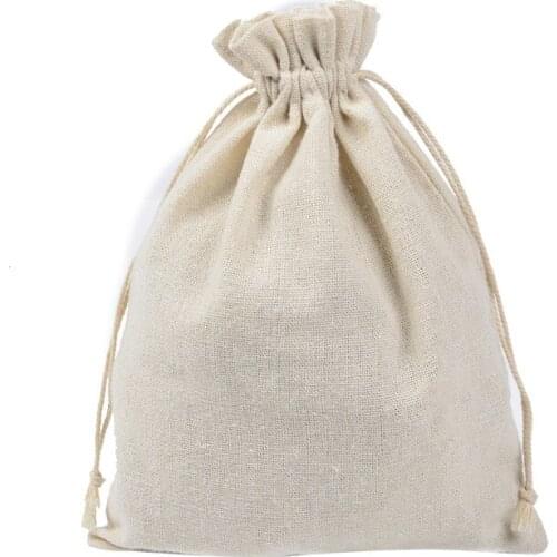 Ferimo 50pcs 17*23cm high grade environmental protection pure cotton fabric bundle bag gift packaging bag