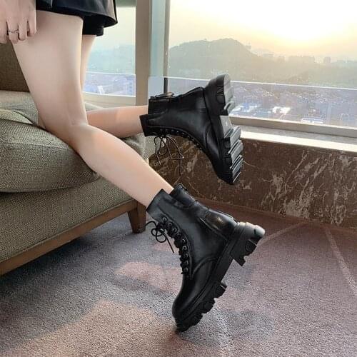 Shoes Women Anklet Boots Round Toe Thick Sole Comfortable Platform Snow Boots for Woman Winter Female Keep Warm
